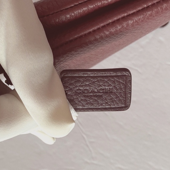 Coach Double Corner Zip Wristlet NWT w Snake Embossed Strap NWT - Picture 13 of 16